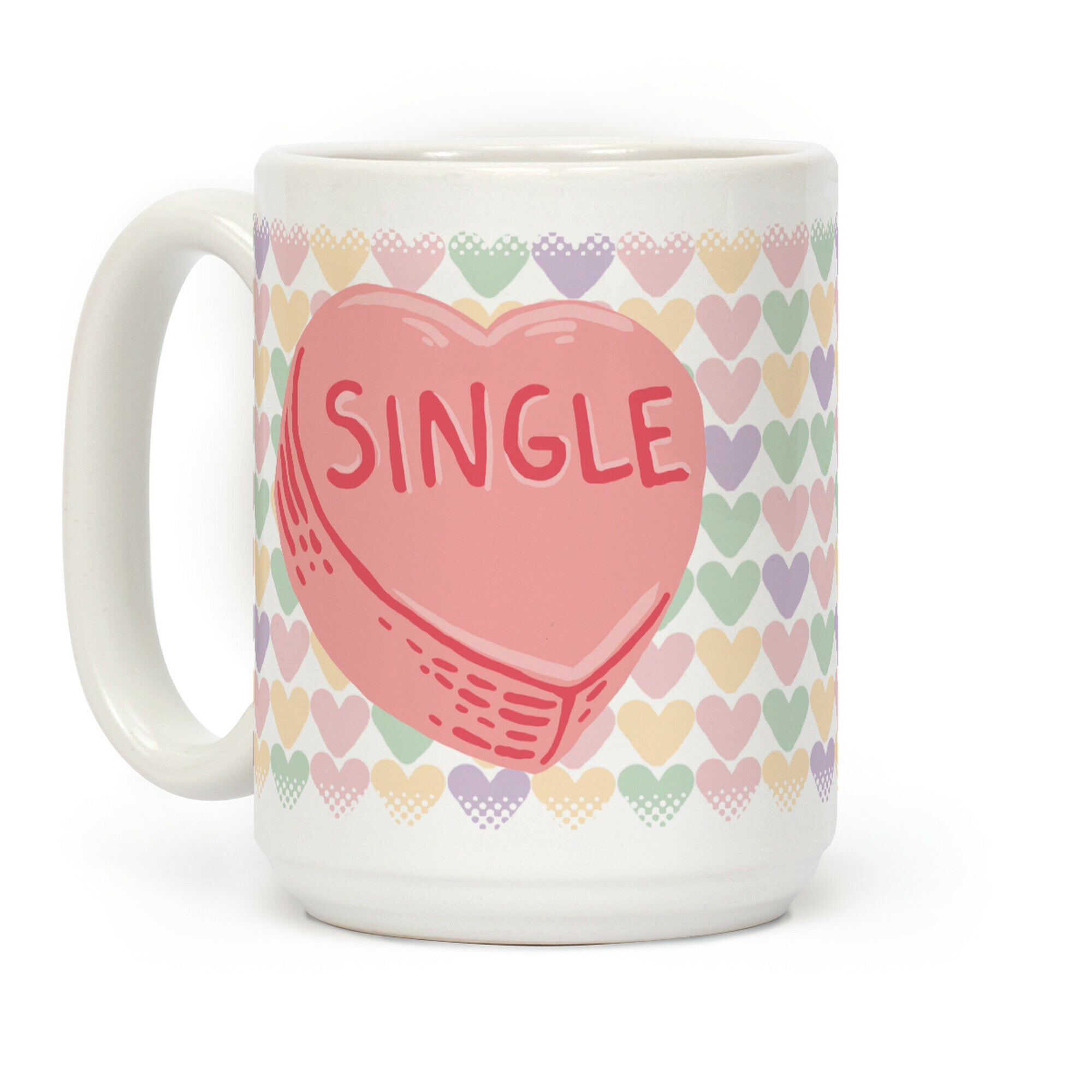 Single Conversation Heart Coffee Mug